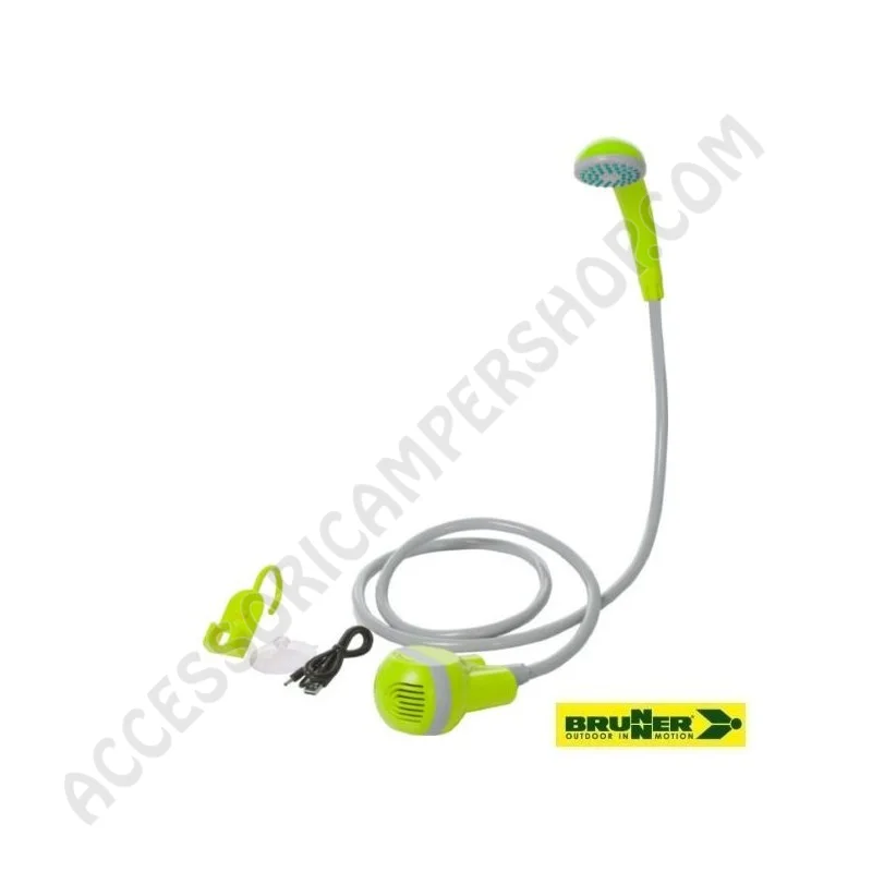 Doccia Portatile Ricaricabile FLUX RG Brunner | Accessoricampershop.com