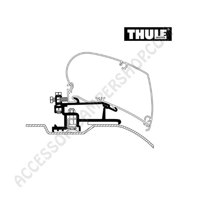 Adattatore Tendalino Thule Omnistor per Ducato | Accessoricampershop.com