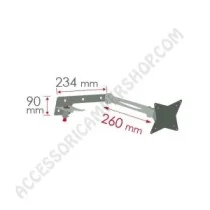 Supporto TV LCD a braccio con 2 articolazioni | Accessoricampershop.com