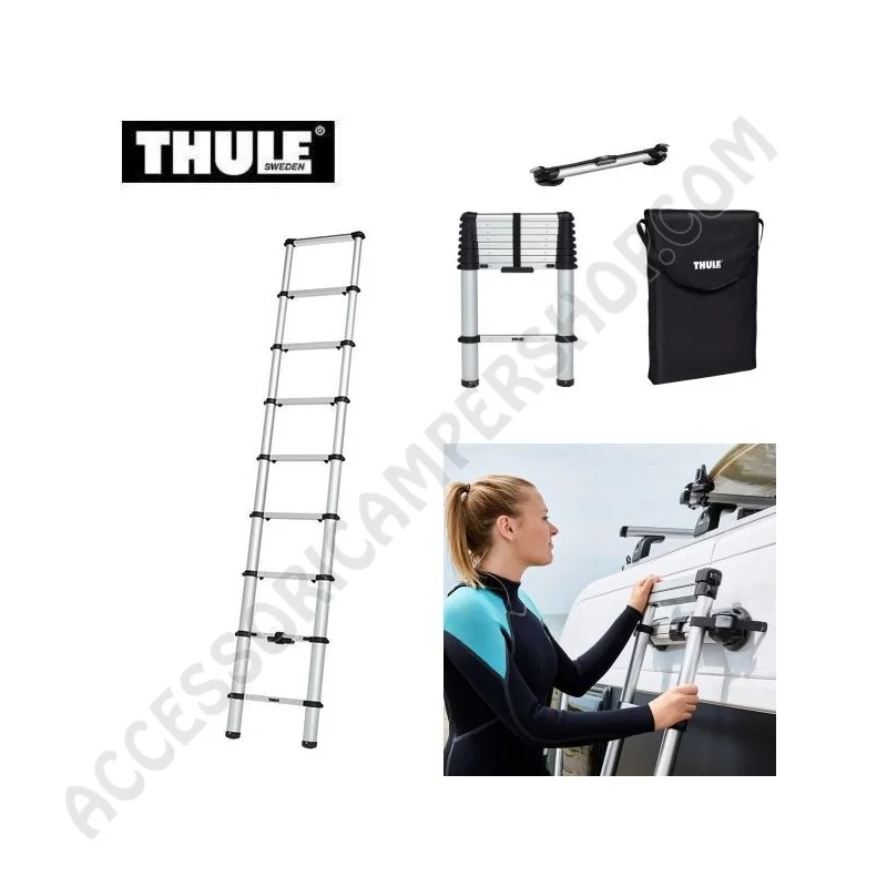 Scaletta Thule Van Ladder 9 Steps Telescopica | Accessoricampershop.com
