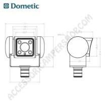 Telecamera Retromarcia Dometic PerfectView CAM 45NAV | Accessoricampershop.com