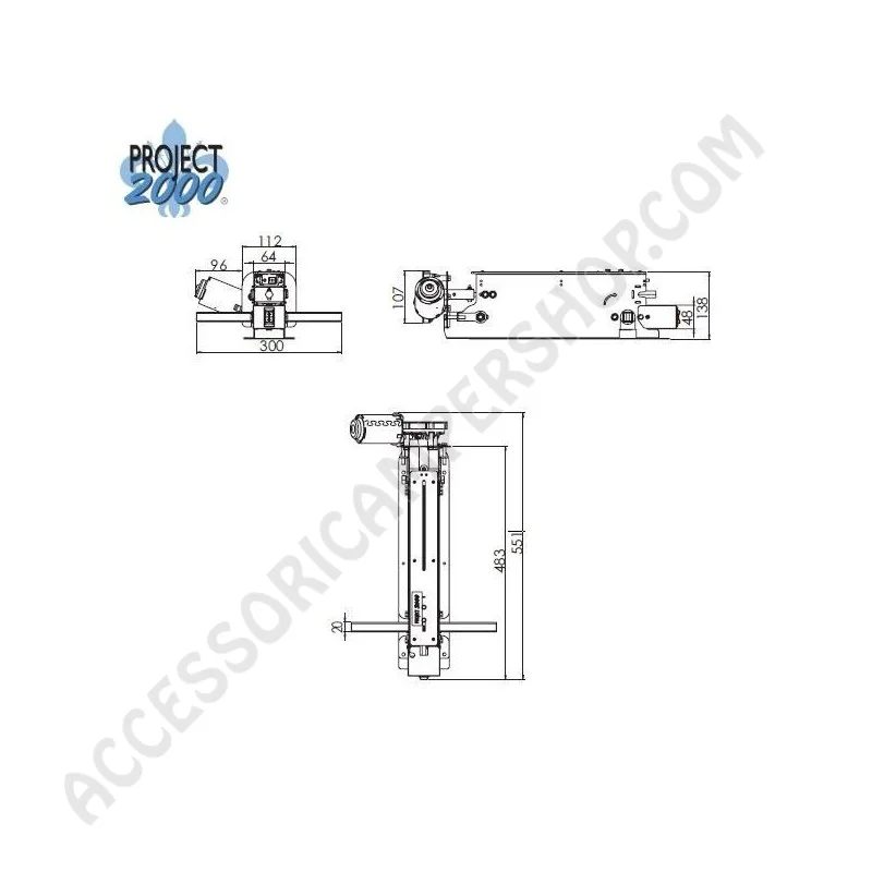 Azionatore Elettrico per Letto Camper | Accessoricampershop.com