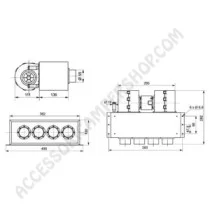 Riscaldatore Scambiatore di Calore Hercules D 10800W | Accessoricampershop.com