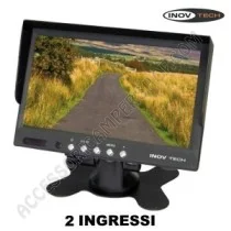 Monitor LCD 7” per retromarcia con 2 ingressi | Accessoricampershop.com