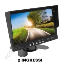 Monitor LCD 7” per retromarcia con 2 ingressi | Accessoricampershop.com