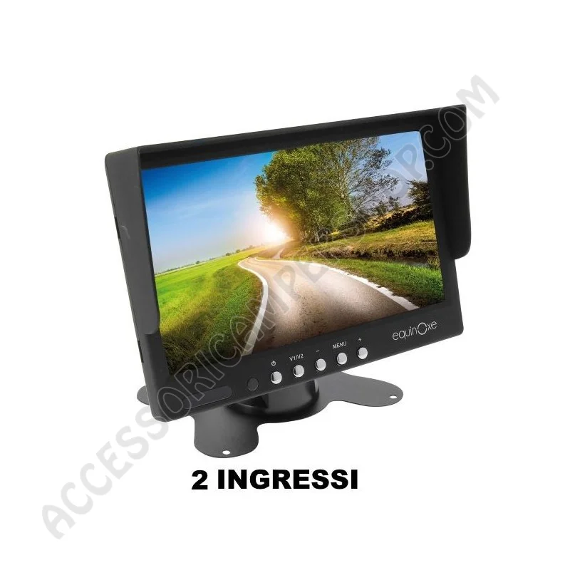 Monitor LCD 7” per retromarcia con 2 ingressi | Accessoricampershop.com