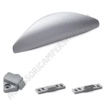 Maniglia Incasso V433 Pull Open Cromo Lucido | Accessoricampershop.com