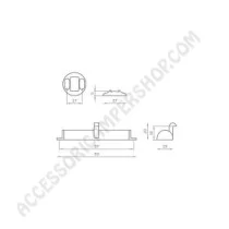 Maniglia V510 pull open nascosta nichelato | Accessoricampershop.com