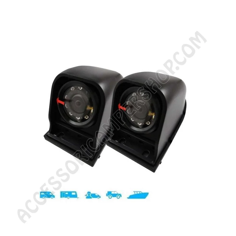 Telecamera retromarcia visione laterale IP67 | Accessoricampershop.com