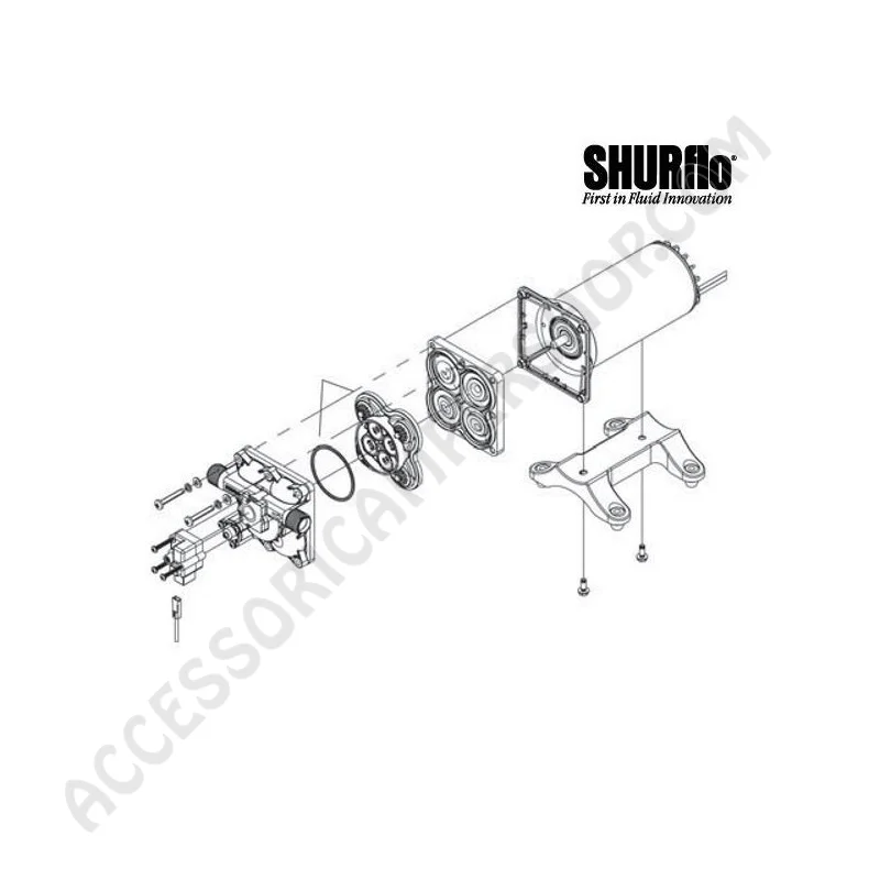 Pompa SHURFLO High Flow per camper e barca | Accessoricampershop.com