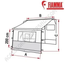 Parete Frontale Blocker Pro Fiamma per Camper | Accessoricampershop.com