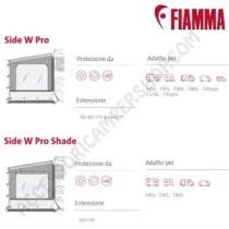 Parete Laterale Side W Pro Fiamma per Tendalini | Accessoricampershop.com