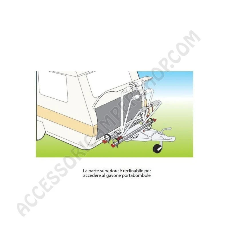 Porta-bici per Timone Caravan Fiamma Carry-Bike | Accessoricampershop.com