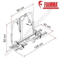 Porta-bici per Timone Caravan Fiamma Carry-Bike | Accessoricampershop.com