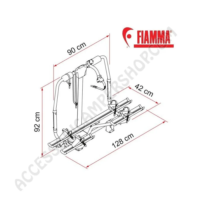 Porta-bici per Timone Caravan Fiamma Carry-Bike | Accessoricampershop.com