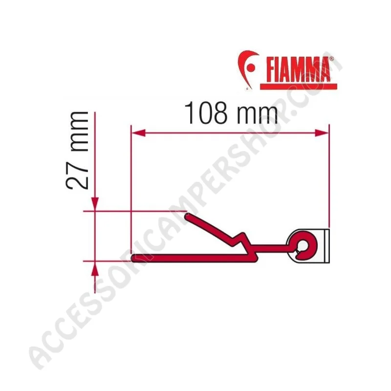 Adapter C per tendalini Fiamma F45 e F70 | Accessoricampershop.com