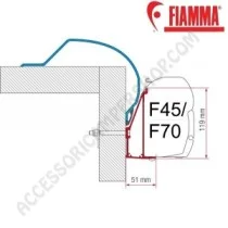 Adapter Arca per Tendalini Fiamma F45 e F70 | Accessoricampershop.com