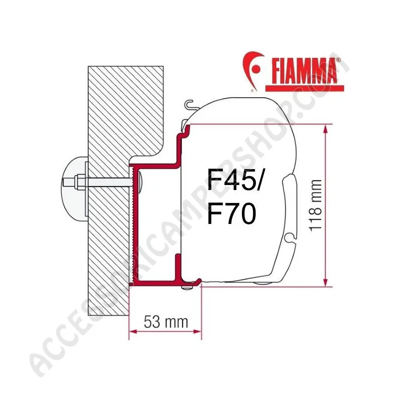 Adapter Eura Mobil Karmann per Tendalini Fiamma | Accessoricampershop.com