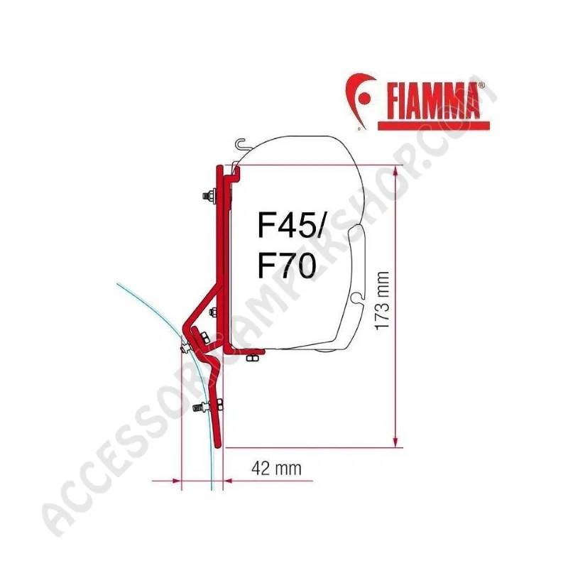 Kit Adattatore Fiamma per Ducato e Master | Accessoricampershop.com