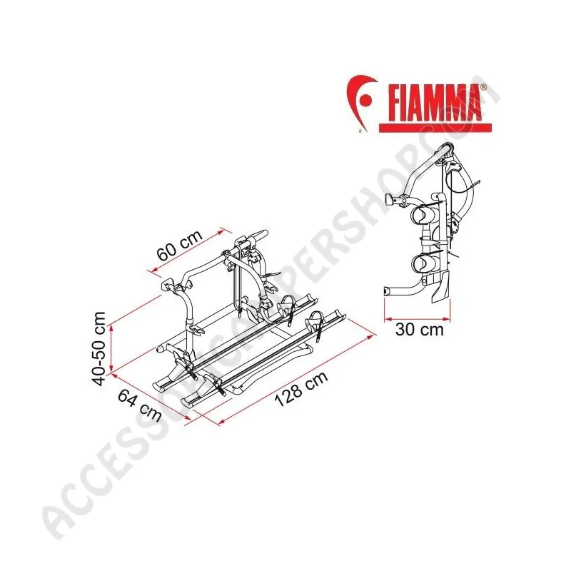Portabici Fiamma Carry-Bike Pro C E-Bike 2022 | Accessoricampershop.com