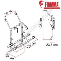 Porta-bici Fiamma Carry-Bike VW T4 Black | Accessoricampershop.com