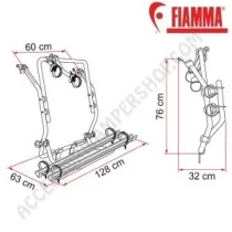 Porta-bici Fiamma Carry-Bike VW T2 Black | Accessoricampershop.com