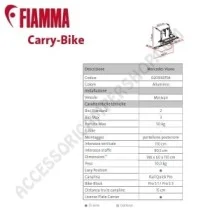 Porta-bici Fiamma Carry-Bike Mercedes Viano | Accessoricampershop.com