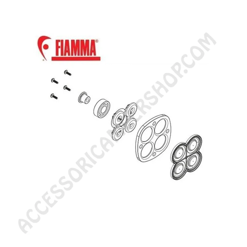 KIT GRUPPO TRASMISSIONE AQUA F 10LT | Accessoricampershop.com