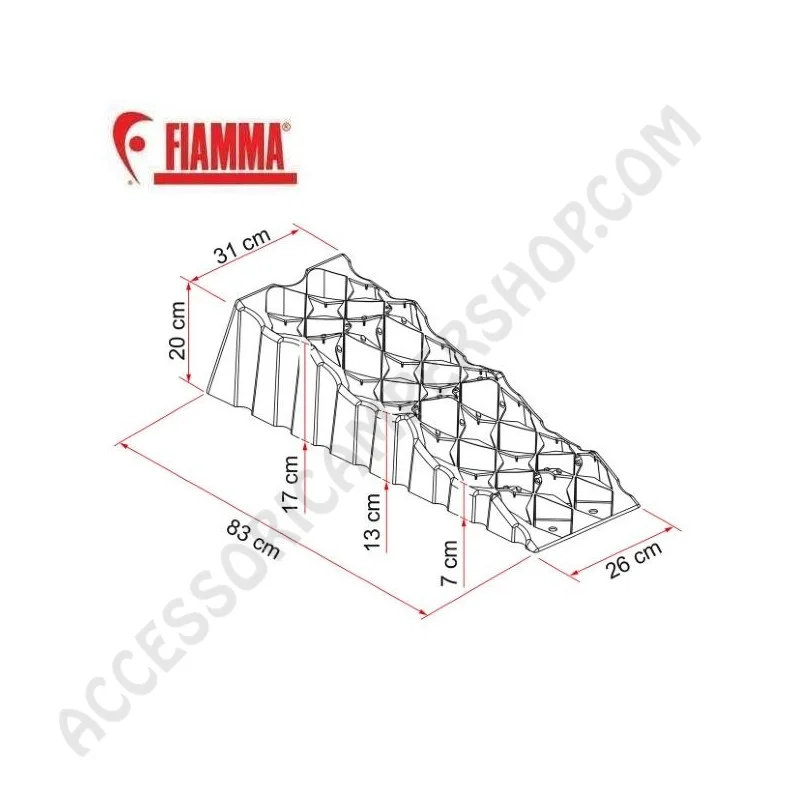 Cunei 3 Livelli LEVEL UP PREMIUM Fiamma | Accessoricampershop.com