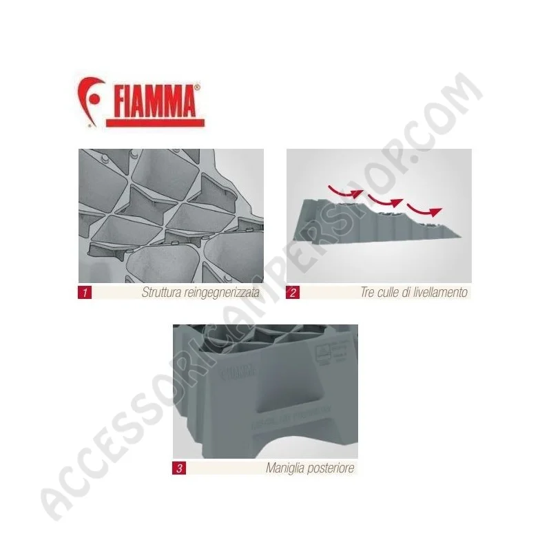 Cunei 3 Livelli LEVEL UP PREMIUM Fiamma | Accessoricampershop.com