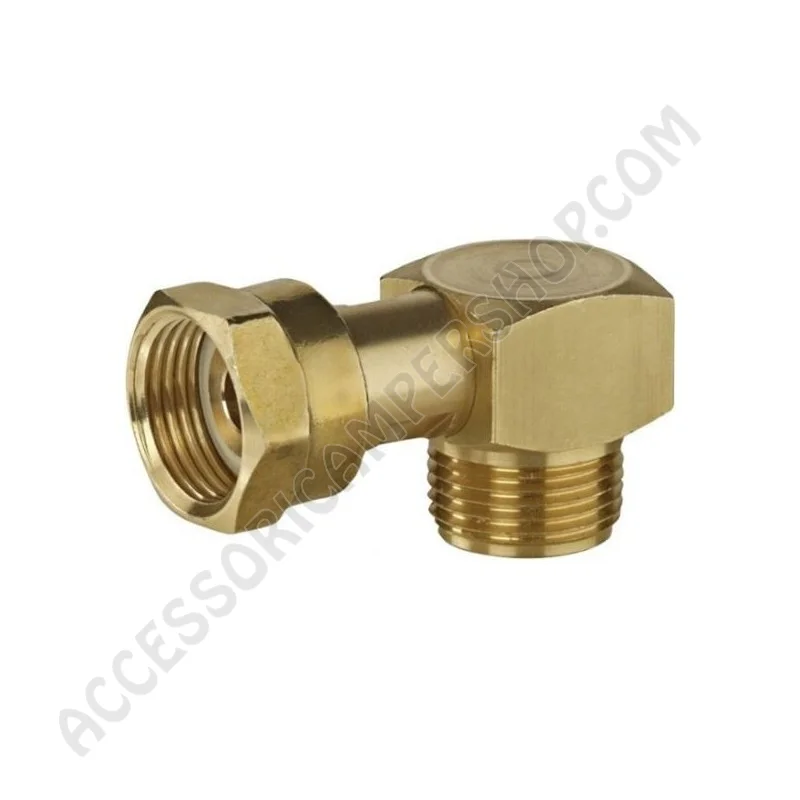 Raccordo a 90° per tubazioni gas EN12864/D | Accessoricampershop.com
