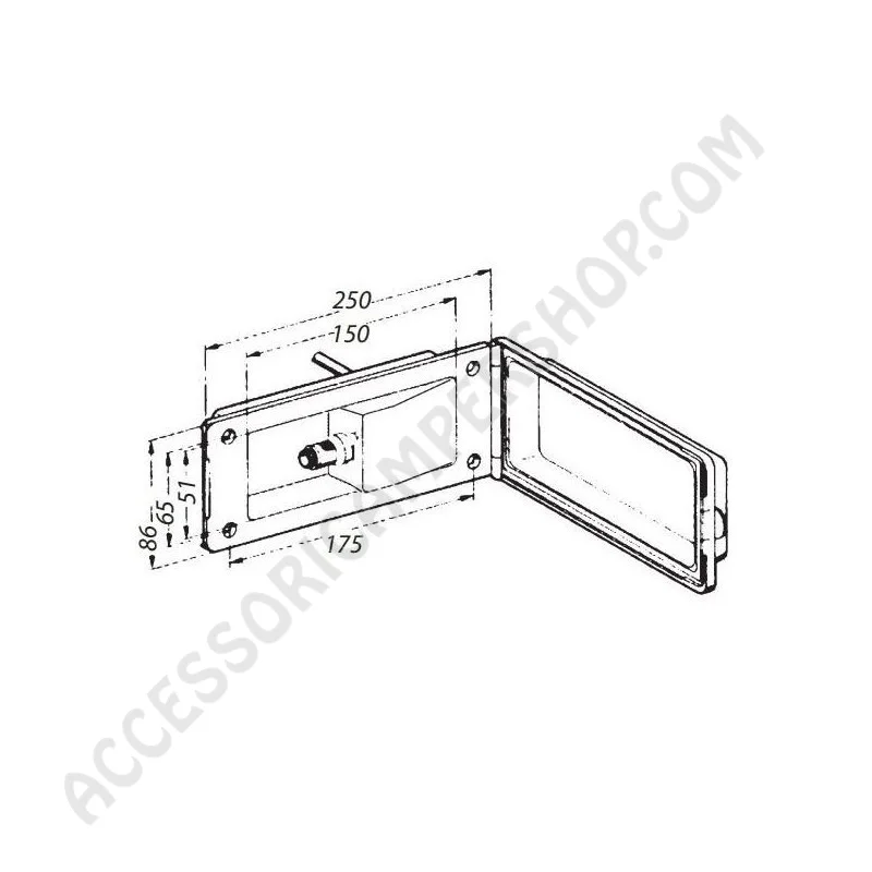 Presa esterna acqua con riduttore di pressione | Accessoricampershop.com