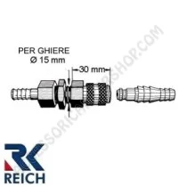 Attacco rapido acqua Reich per camper e caravan | Accessoricampershop.com