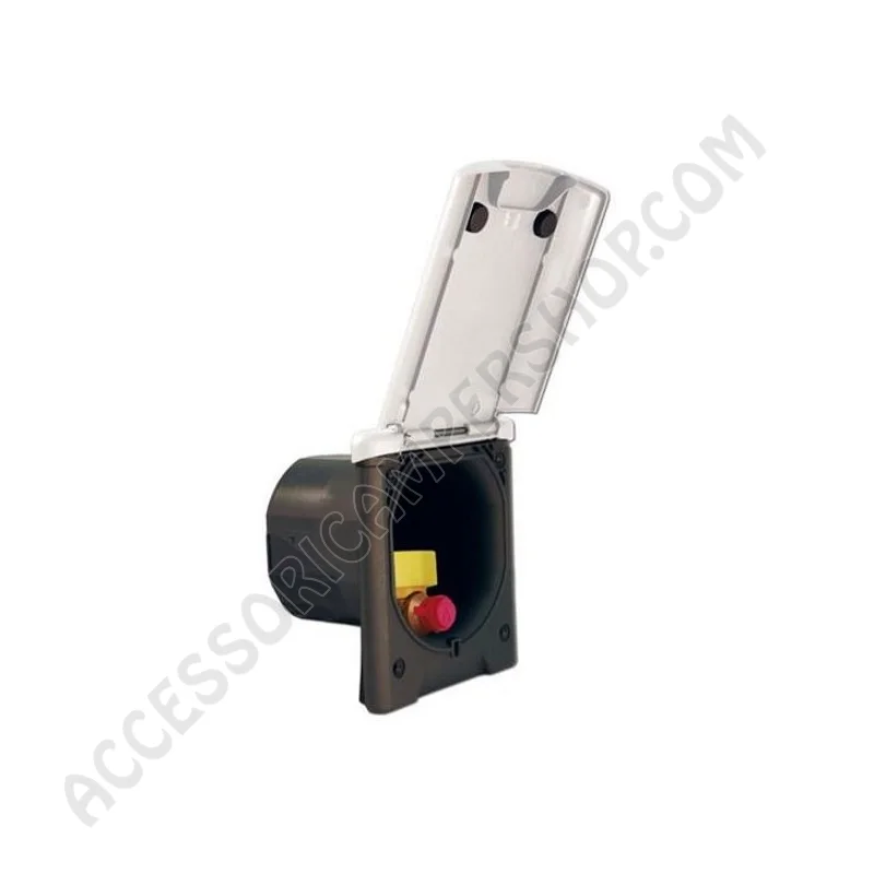 Presa esterna gas FAWO bianca con rubinetto | Accessoricampershop.com