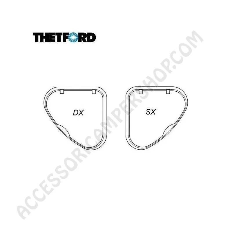 Piano Cottura Triangolare Thetford Basic 330 DX | Accessoricampershop.com