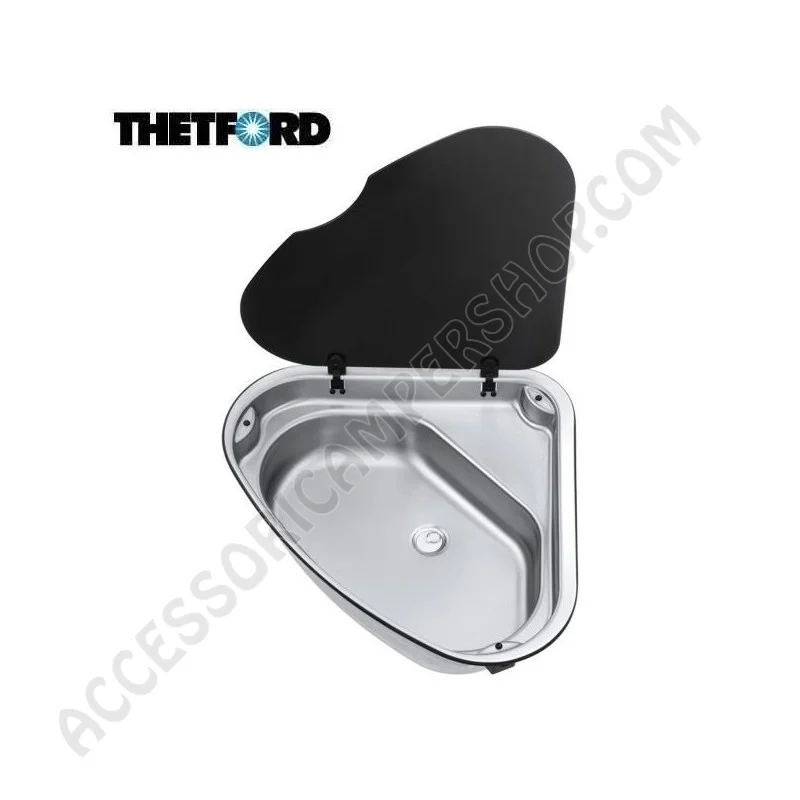 Lavello Thetford Triangolare Basic 330 DX per Camper | Accessoricampershop.com