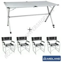 Kit Tavolo Pieghevole e Sedie da Campeggio | Accessoricampershop.com