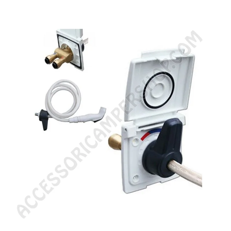 Presa Esterna Acqua con Miscelatore e Doccia | Accessoricampershop.com