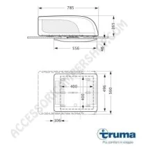 Condizionatore AVENTA COMPACT PLUS TRUMA 2200W | Accessoricampershop.com