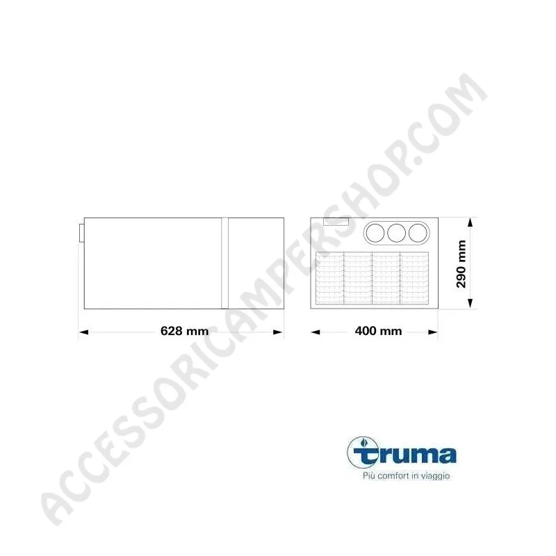 Condizionatore Truma Saphir Comfort RC 2400W | Accessoricampershop.com