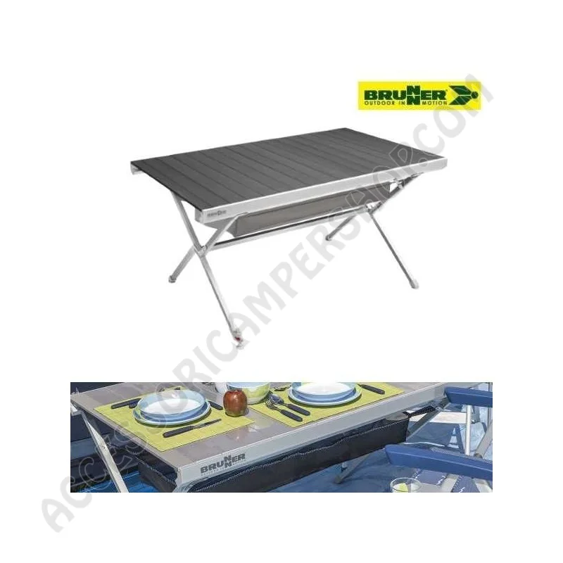 Tavolo Titanium 6 Brunner Pieghevole da Campeggio | Accessoricampershop.com