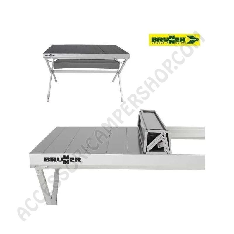 Tavolo Titanium 6 Brunner Pieghevole da Campeggio | Accessoricampershop.com