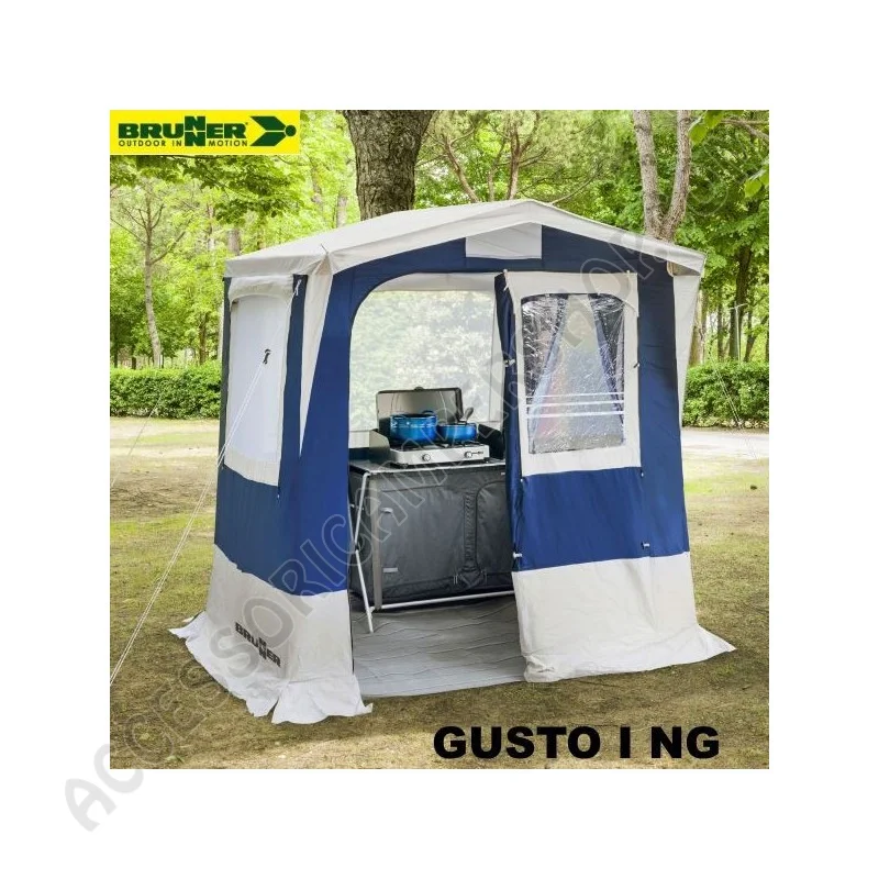 Tenda Cucina Gusto II NG Blu 150x150 cm | Accessoricampershop.com