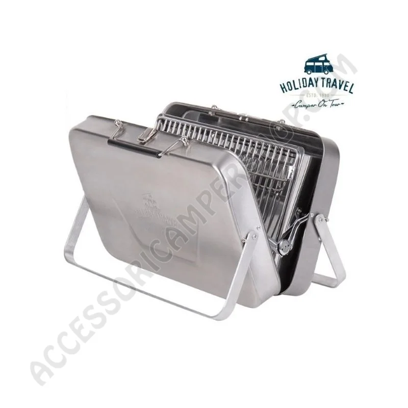 Barbecue Pieghevole Inox per Campeggio | Accessoricampershop.com