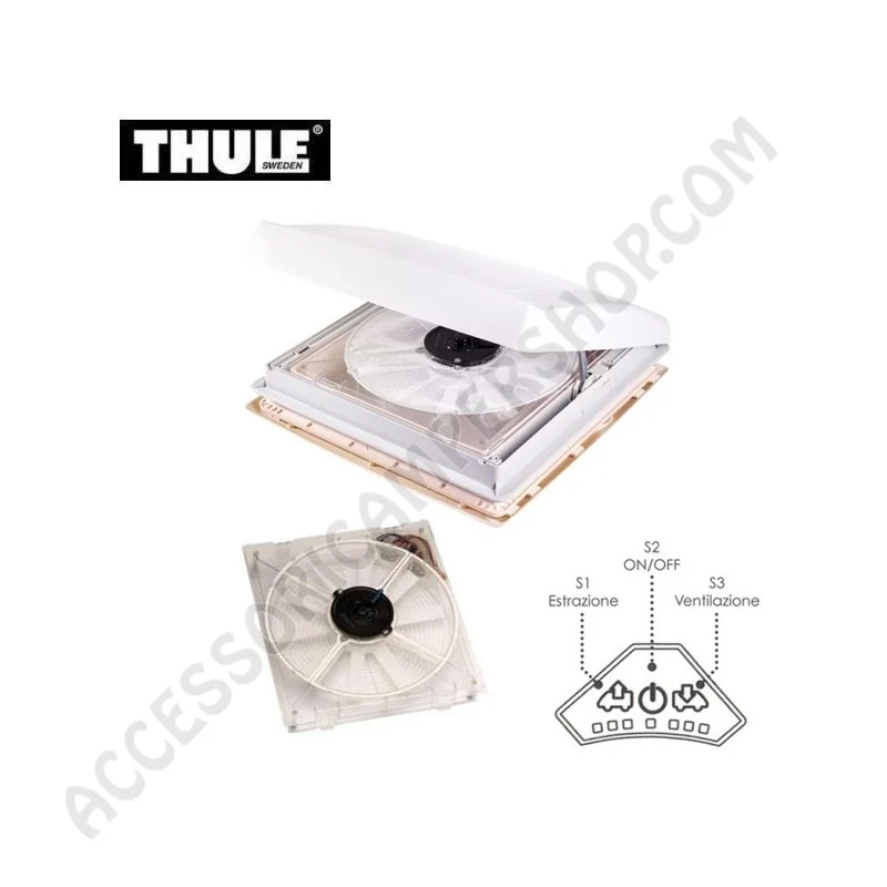 Oblò Thule Vent 12V Motorizzato Bianco | Accessoricampershop.com
