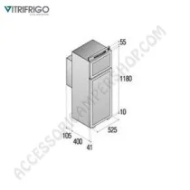 Frigorifero Trivalente Vitrofrigo 150L per Camper | Accessoricampershop.com