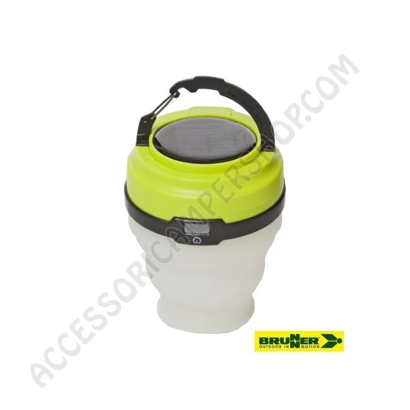 Lanterna Solare LED Collassabile Pollux Brunner | Accessoricampershop.com