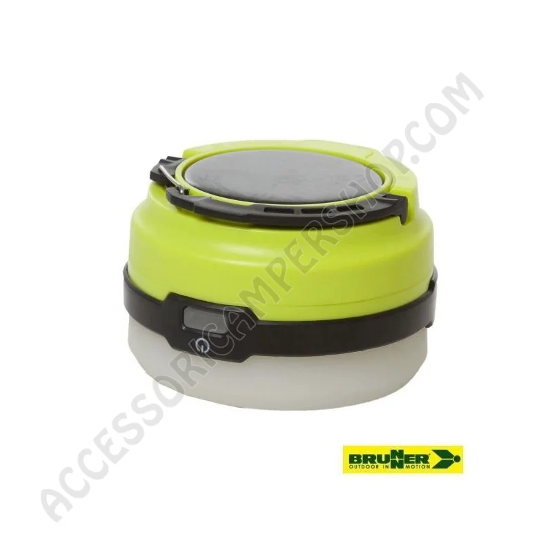 Lanterna Solare LED Collassabile Pollux Brunner | Accessoricampershop.com