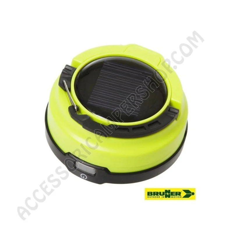 Lanterna Solare LED Collassabile Pollux Brunner | Accessoricampershop.com