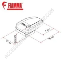 Chiusura di Sicurezza Serratura Esterna Bianco | Accessoricampershop.com